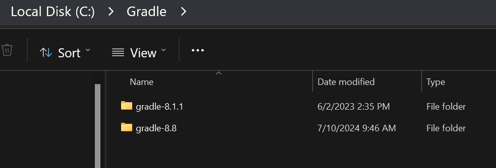 Gradle Directory
